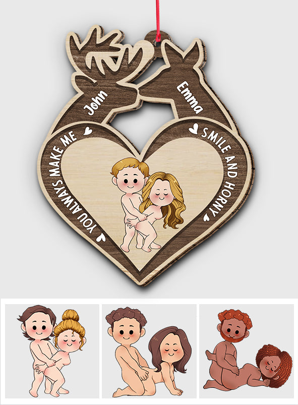 Tu me fais sourire - Ornement de chasse personnalisé