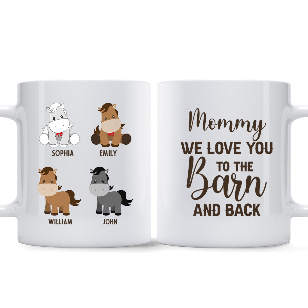 Les Petits Poneys de Papa - Cadeau sur le thème des chevaux pour papa, grand-père, mari, lui - Mug personnalisé