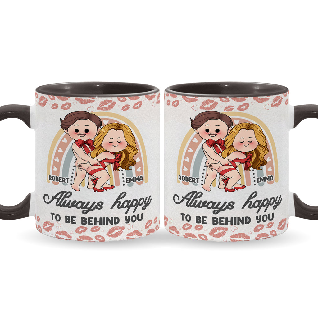 Toujours heureux d'être à vos côtés - Mug personnalisé pour couple