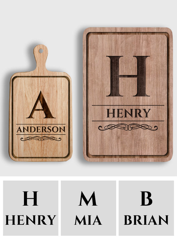 Planche à découper en bois gravée - Planche à découper personnalisée