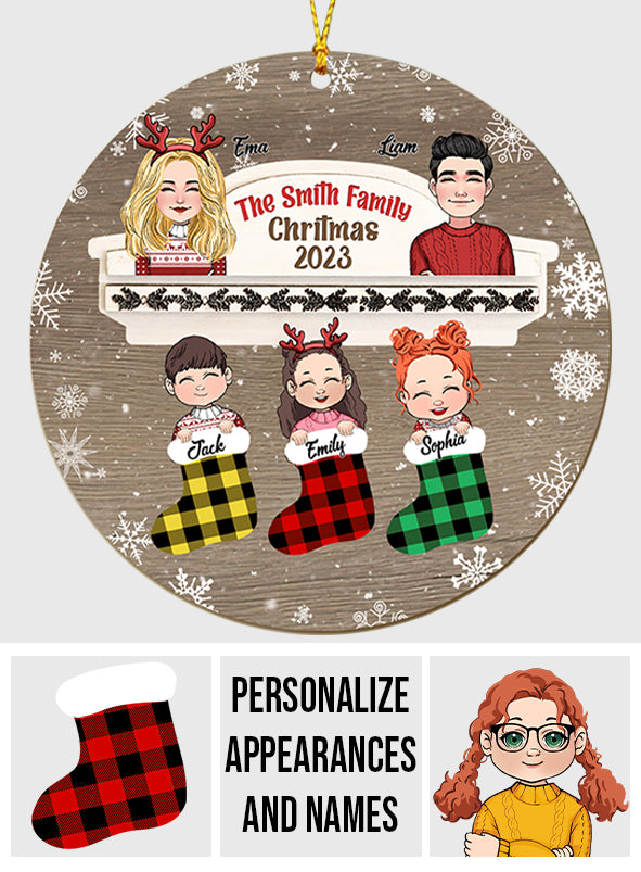 Merry Christmas 2023 - Personalized Family Ornament