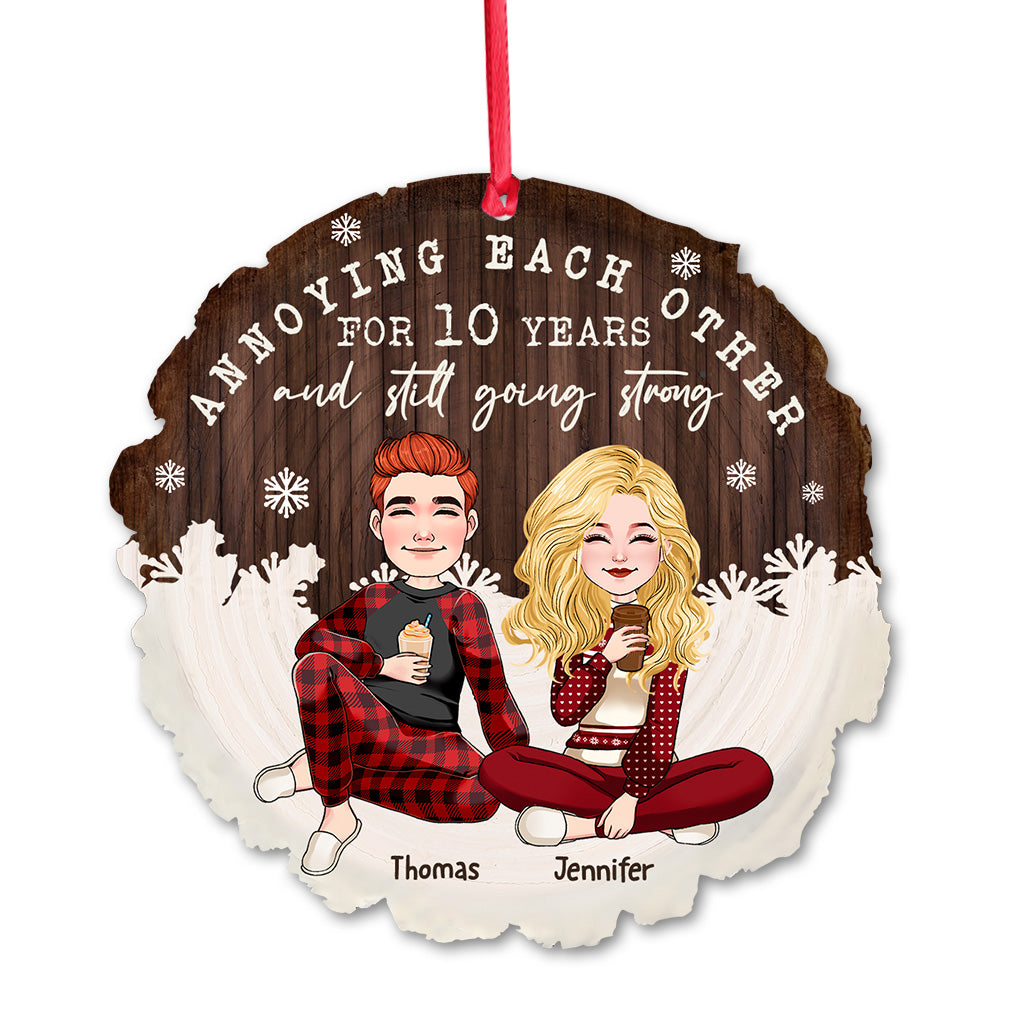 Annoying Each Other - Personalized Couple Ornament