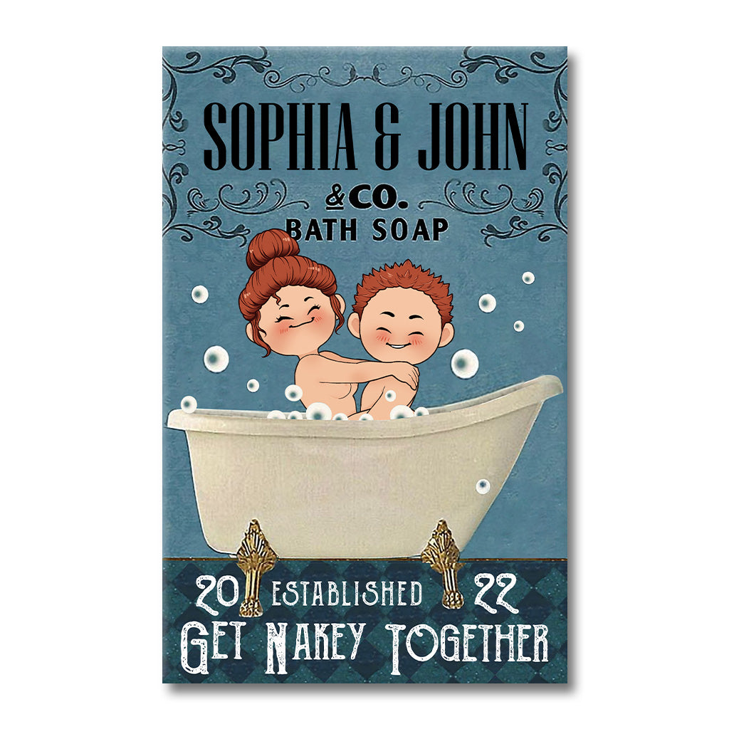 Get Nakey - Toile et affiche personnalisées pour couples