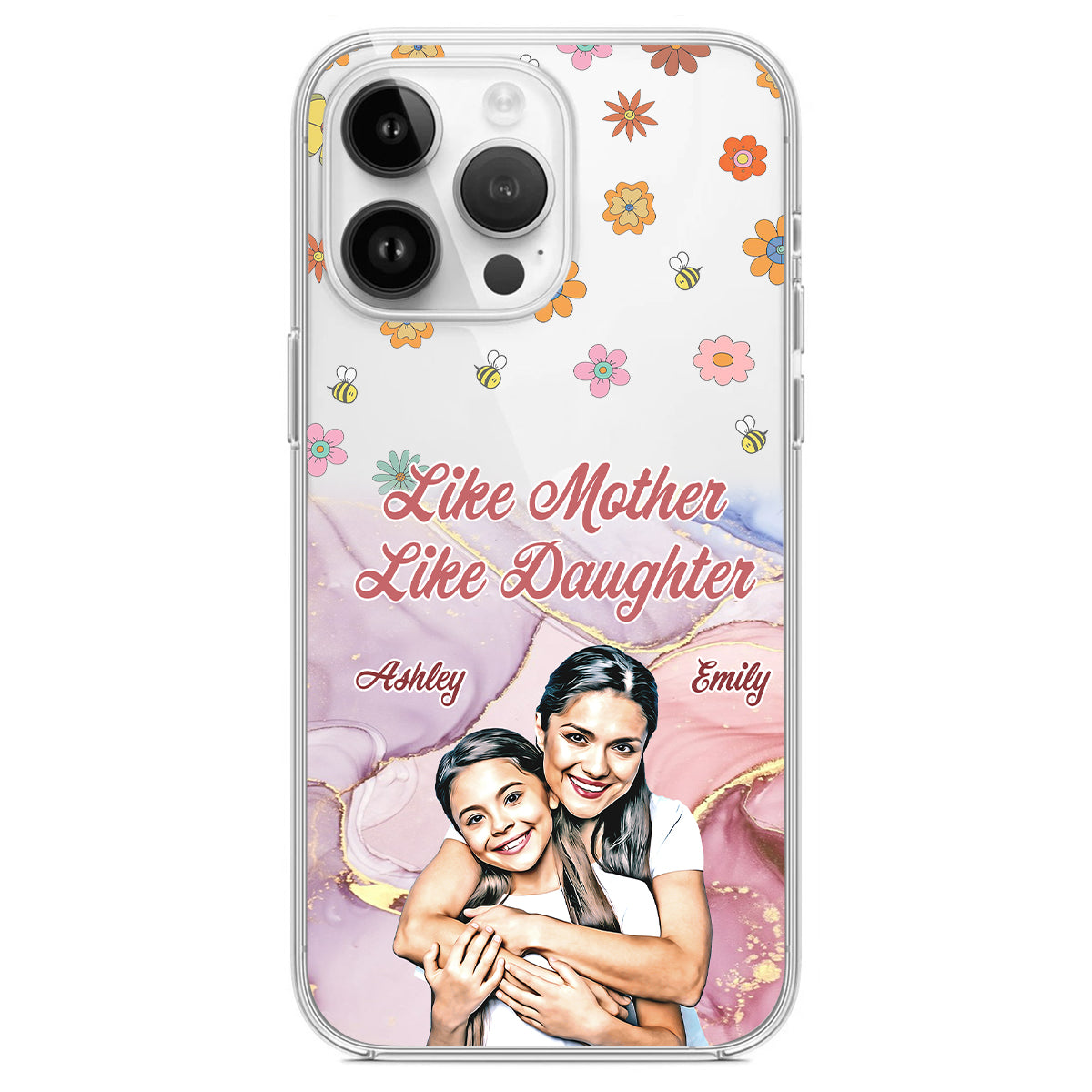 Best Mama Ever - Personalized Mother Clear Phone Case