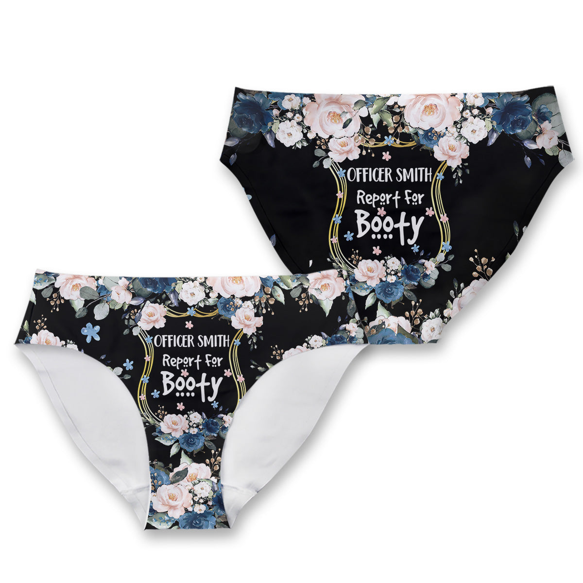 Rapport d'agent pour butin - Briefs personnalisés pour femmes policières