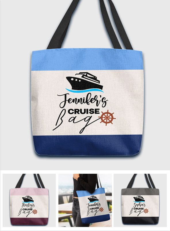 Croisière tricolore - Sac fourre-tout de croisière personnalisé