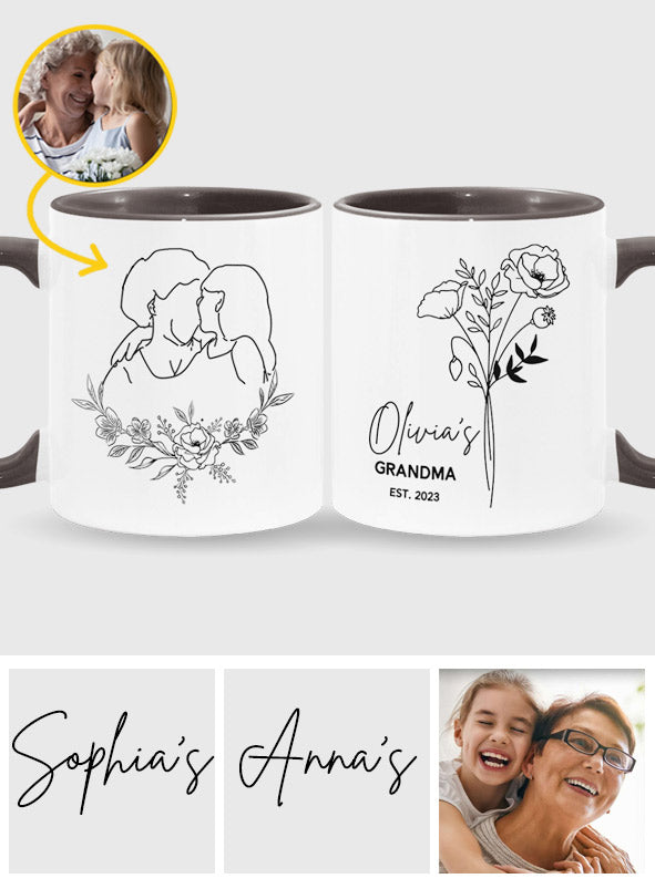 Promue grand-mère - Cadeau pour grand-mère - Mug personnalisé
