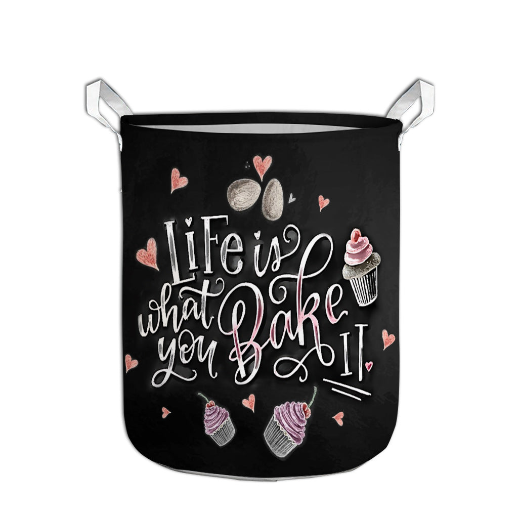 Life Is What You Bake It - Personalized Baking Storage Basket