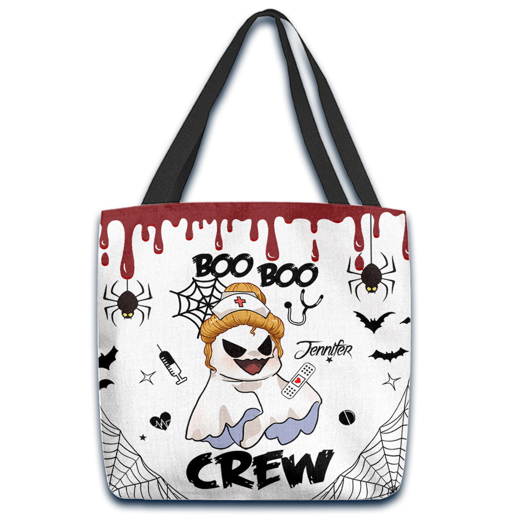 Sac fourre-tout personnalisé Boo Boo Crew pour infirmières