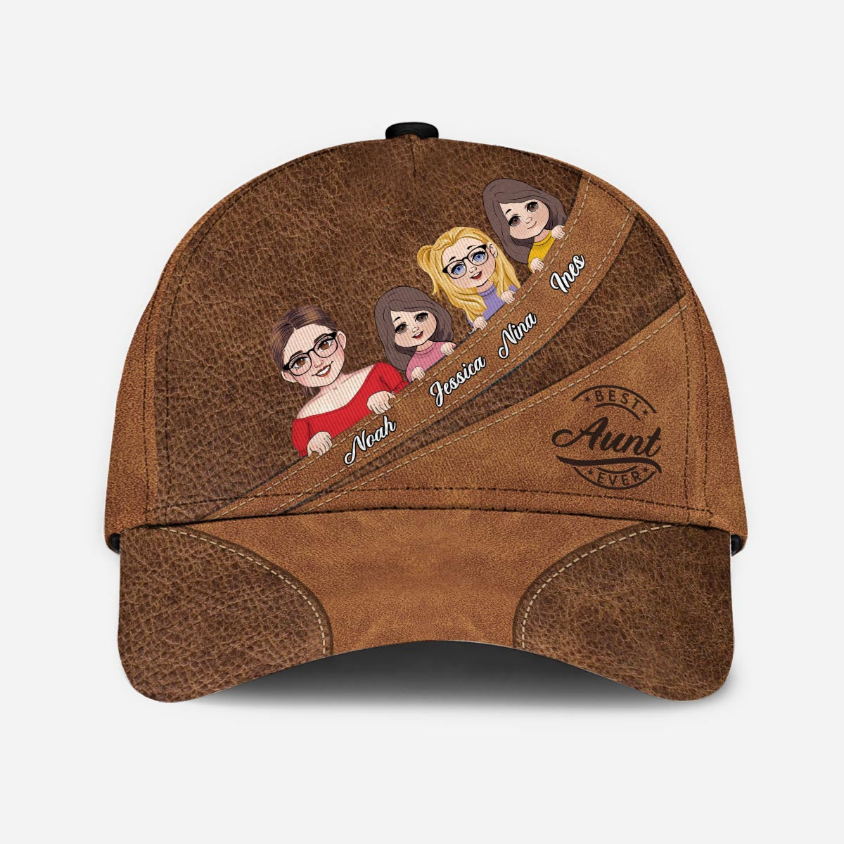 Meilleur papa du monde - Cadeau pour papa, grand-mère, grand-père, maman, oncle, tante - Casquette classique personnalisée