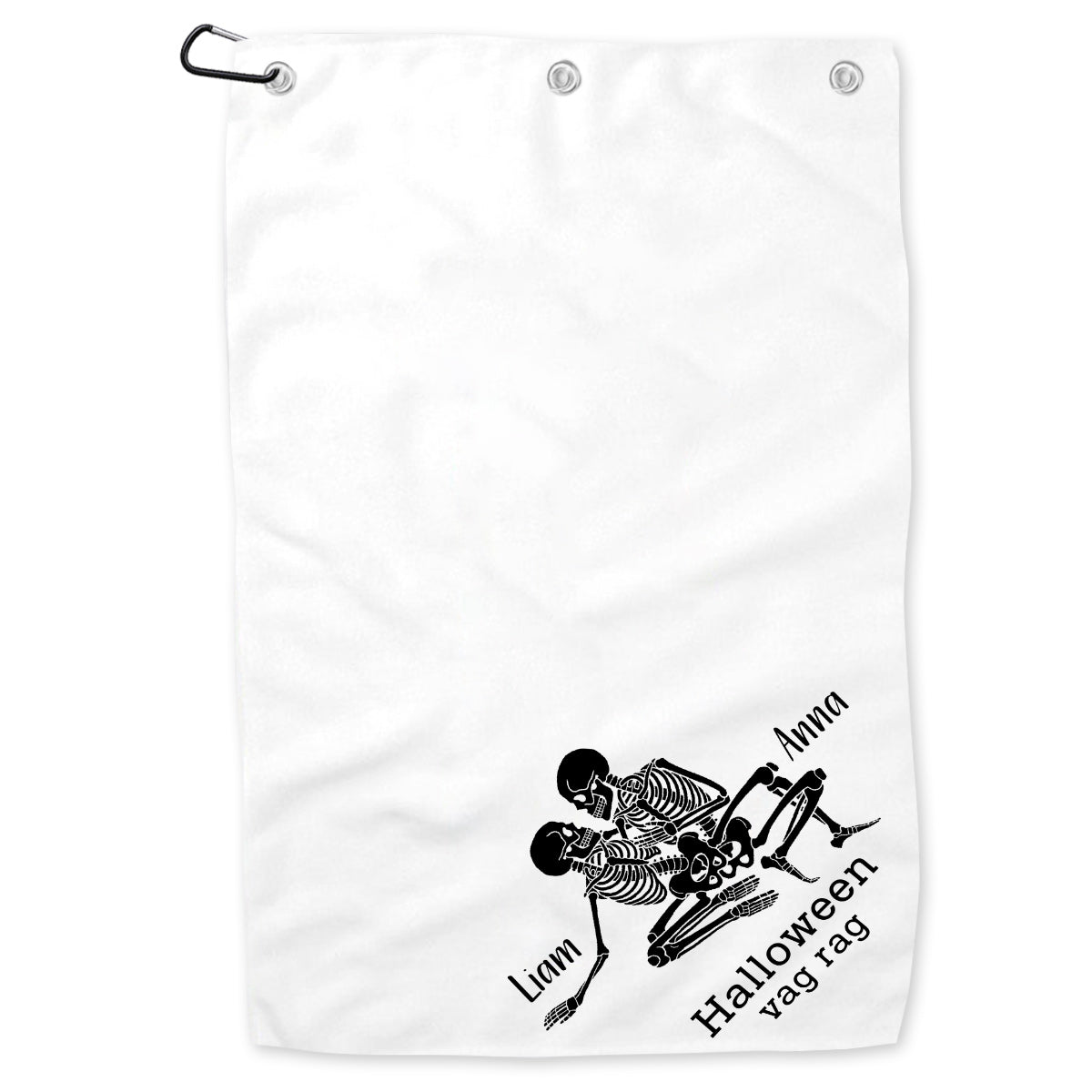 Halloween Rag - Personalized Couple Towel