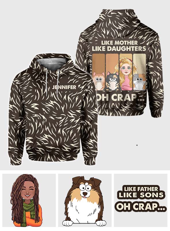 T-shirt personnalisé avec un chat - Amoureux des animaux : T-shirt à motif chat - T-shirt personnalisé avec un chat sur toute la surface