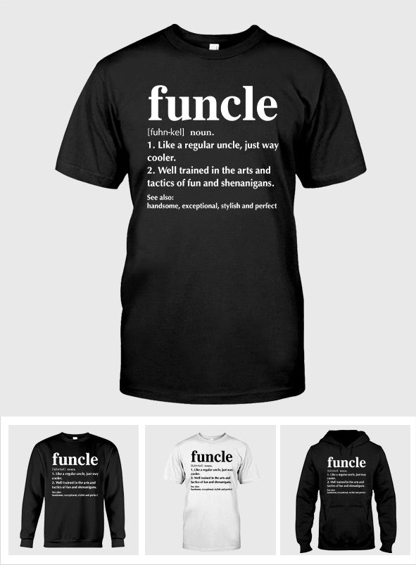 Funcle - T-shirt et sweat à capuche Oncle
