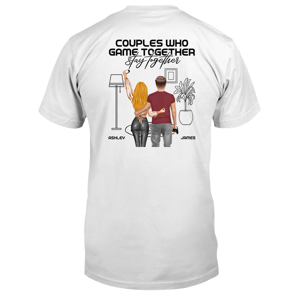 Couples Who Game Together Stay Together - Personalized Video Game T-shirt and Hoodie