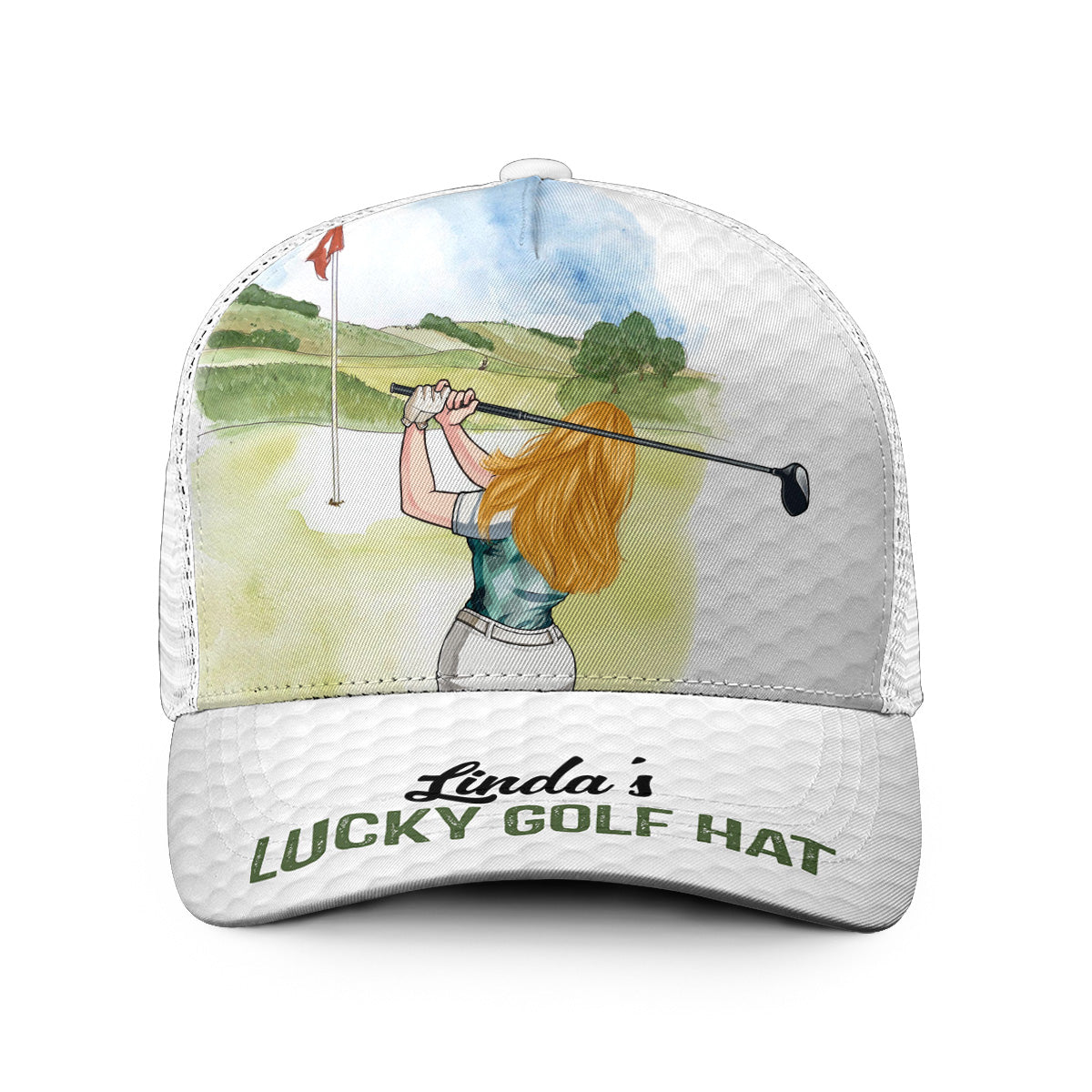 Ma casquette porte-bonheur pour le golf - Casquette trucker de golf personnalisée
