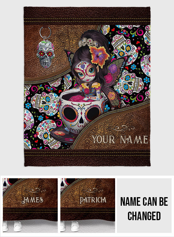 Couverture personnalisée « Love Skulls »