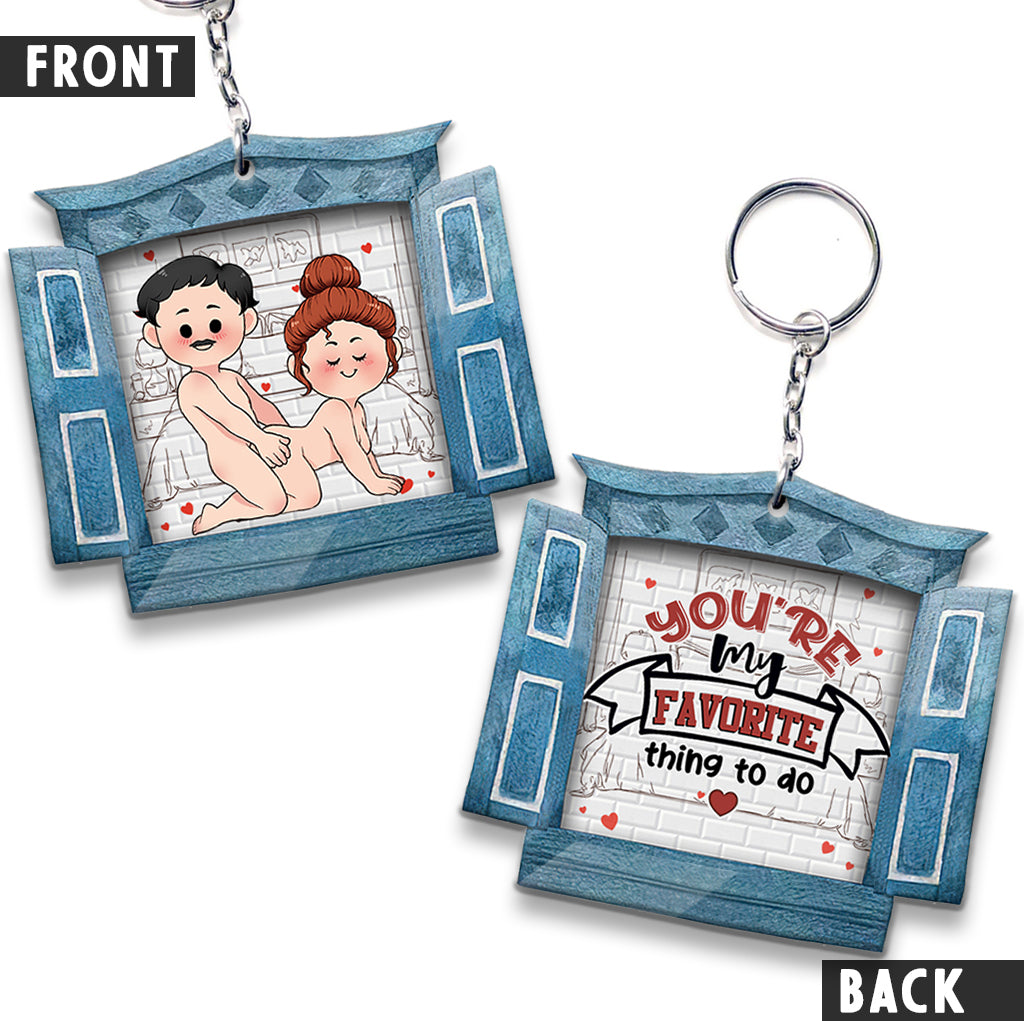 You’re My Favorite - Personalized Couple Keychain