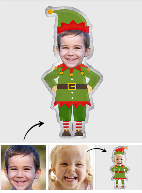 My Grandson - Personalized Christmas Shaped Pillow