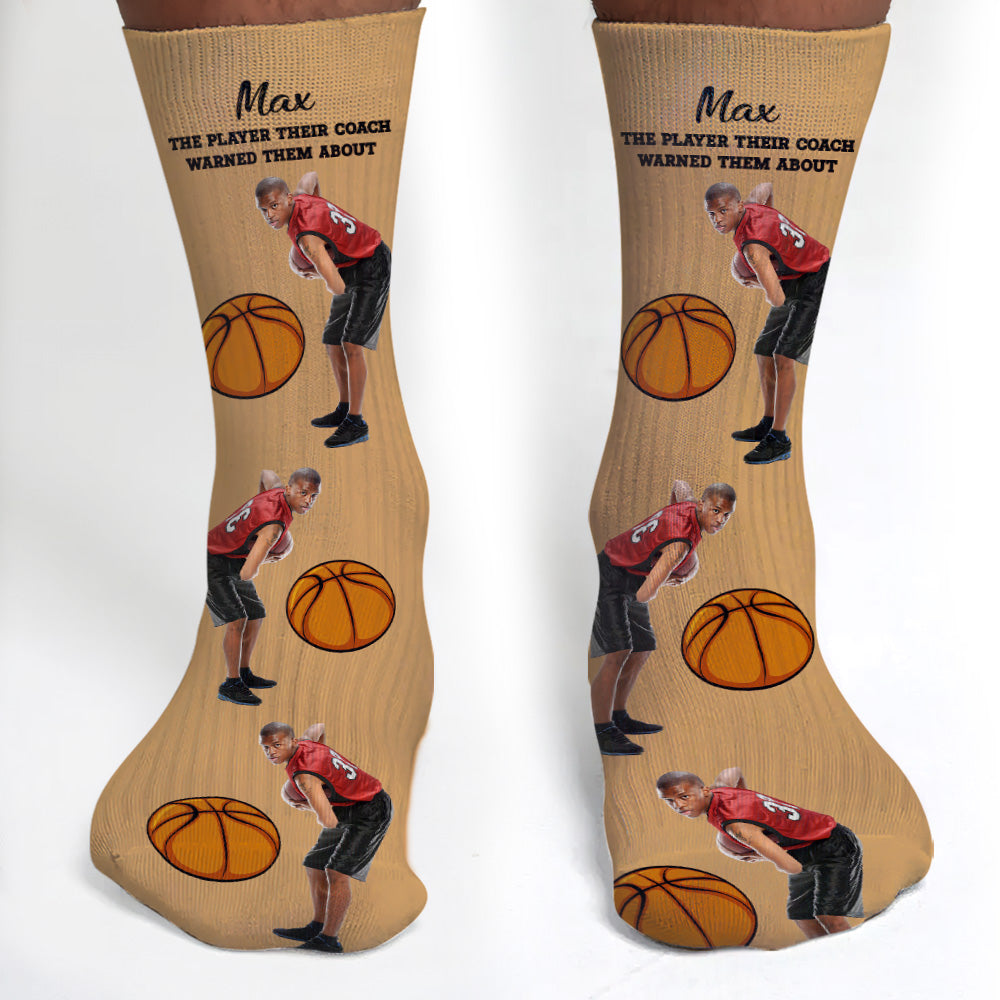 Leur entraîneur les a prévenus - Chaussettes de basket personnalisées