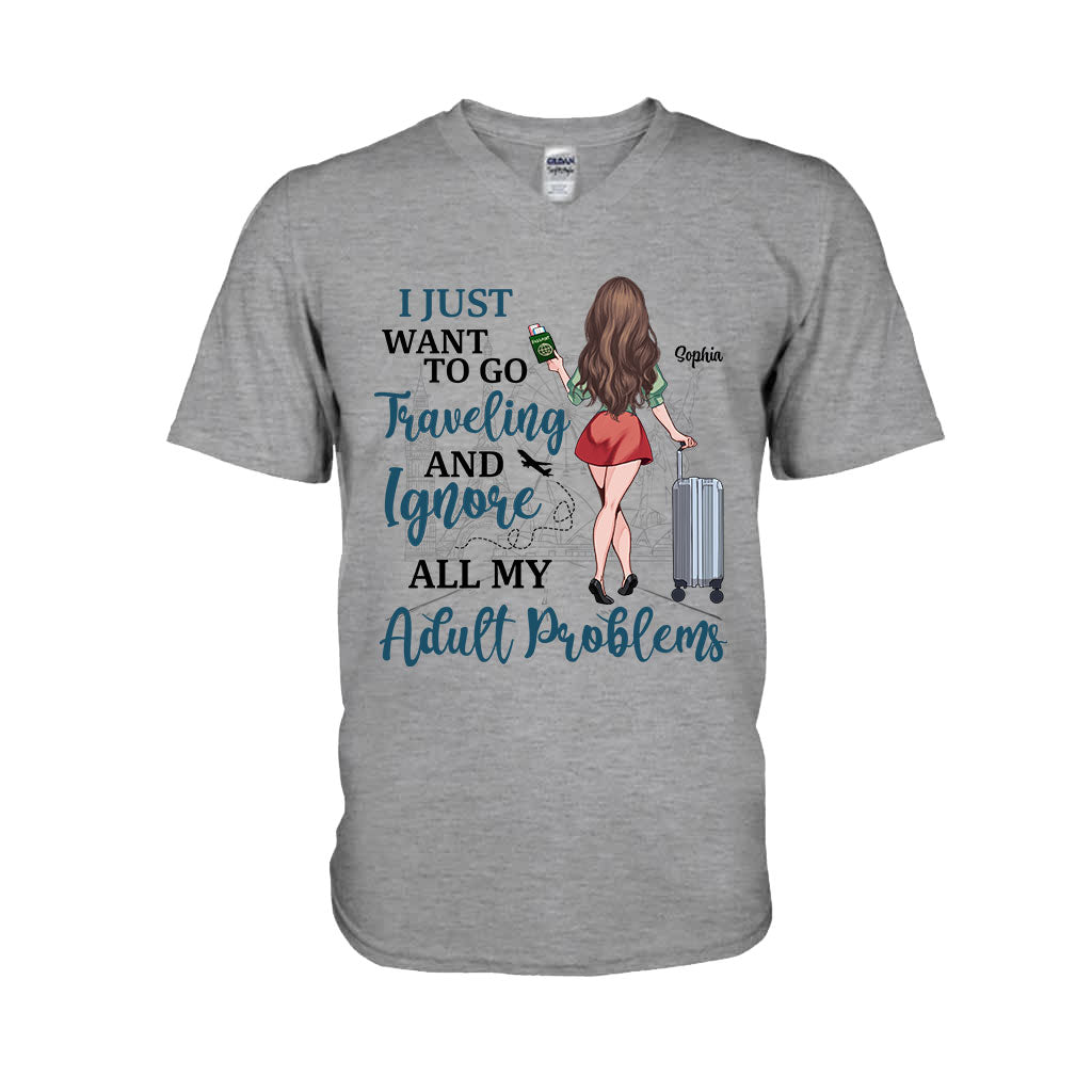 Alors, l'aventure ! – Cadeau de voyage pour maman, fille, petite-fille, épouse, petite amie, amie – T-shirt et sweat à capuche personnalisés