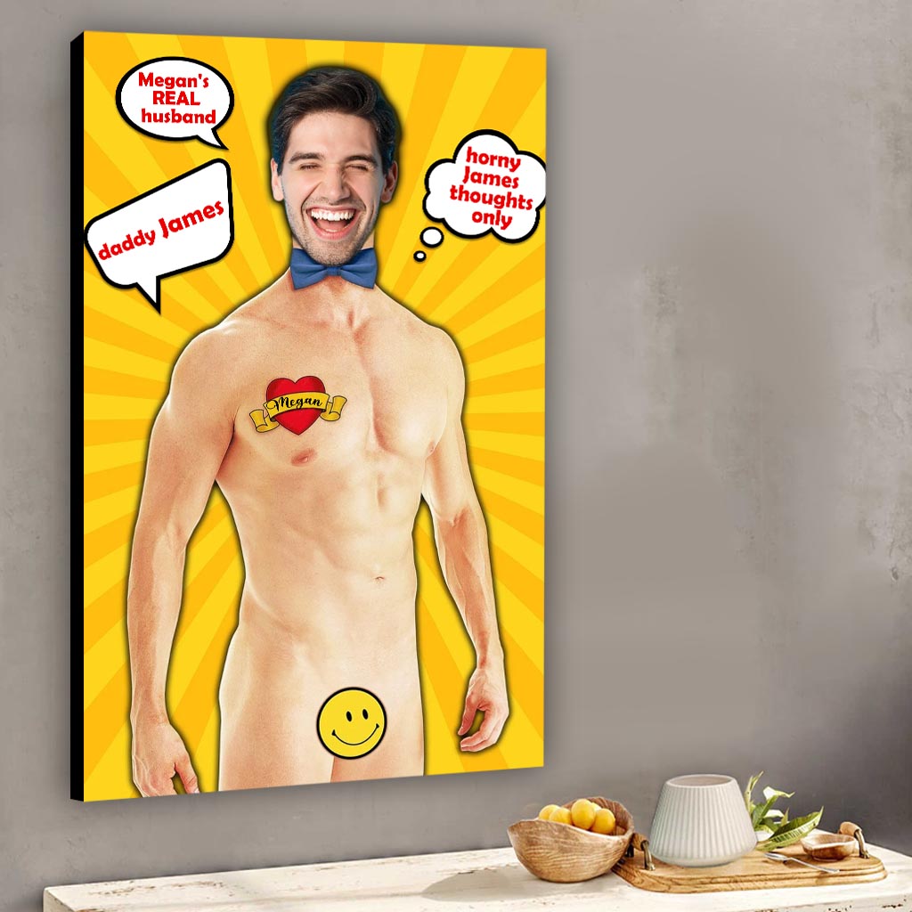 L'homme, le mythe, la légende - Toile et affiche personnalisées pour mari et femme