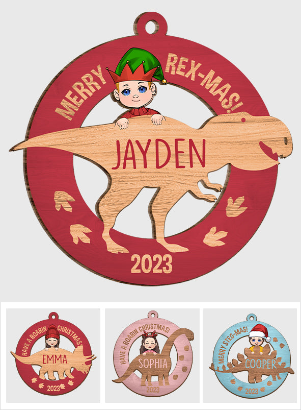 Baby Dino - Personalized Kid Ornament