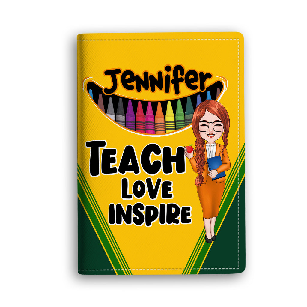 Porte-passeport papillon à affirmations positives personnalisé