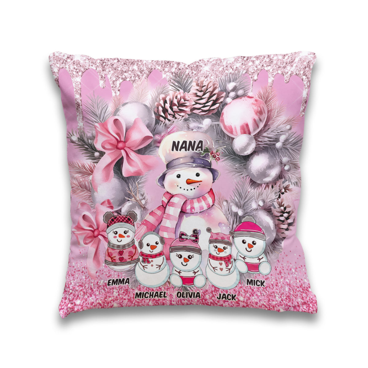 Great Nana - Personalized Grandma Throw Pillow
