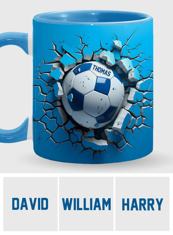 Un super mug de foot personnalisé
