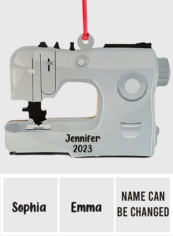 Passion pour la couture - Ornement de couture personnalisé