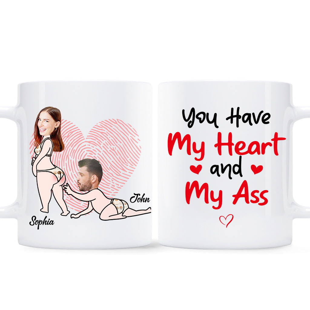 Tu as mon cœur - Mug personnalisé pour couple