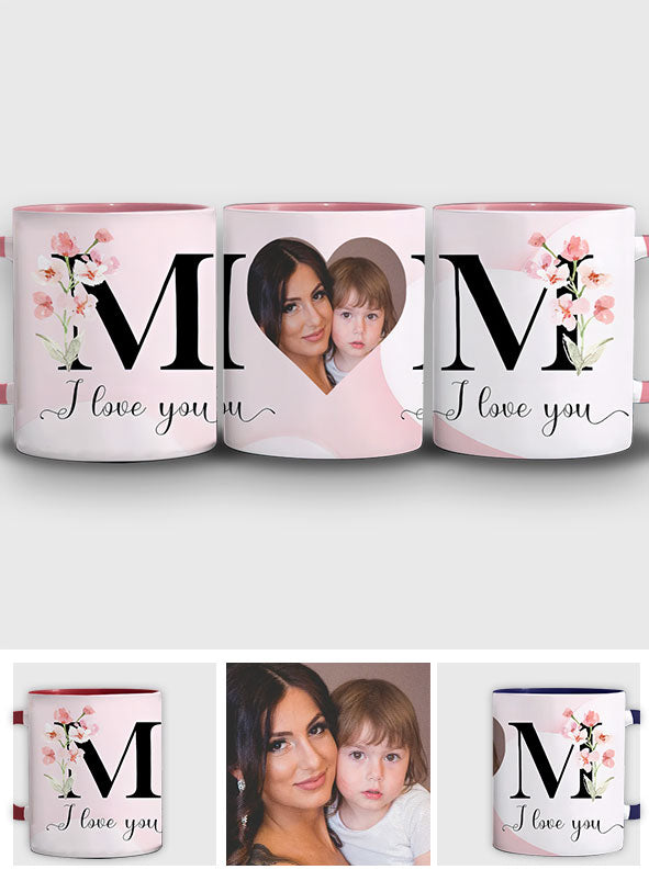Je t'aime maman - Mug personnalisé pour maman