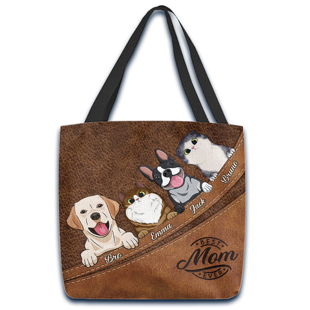 Meilleure maman du monde - Sac fourre-tout personnalisé pour chien