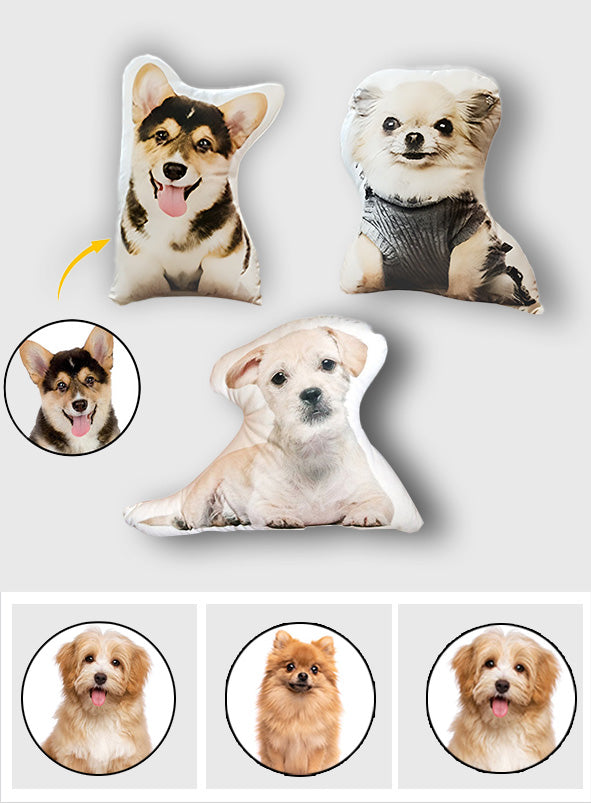 Coussin commémoratif personnalisé pour animaux de compagnie - Cadeau pour les amoureux des chiens et des chats - Coussin personnalisé