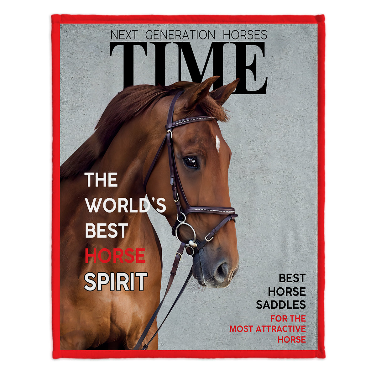 Magazine Covers - Personalized Horse Blanket