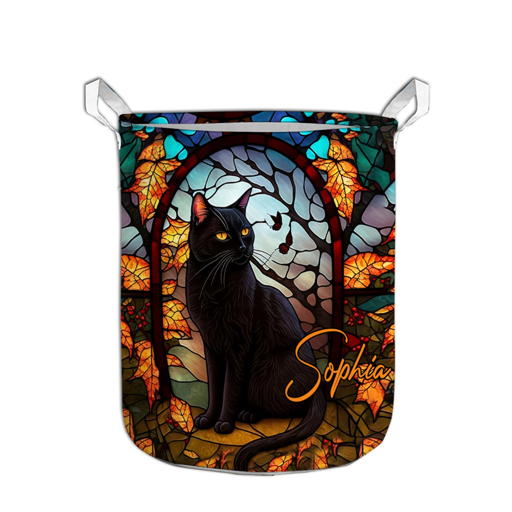 Panier de rangement personnalisé Chat Noir