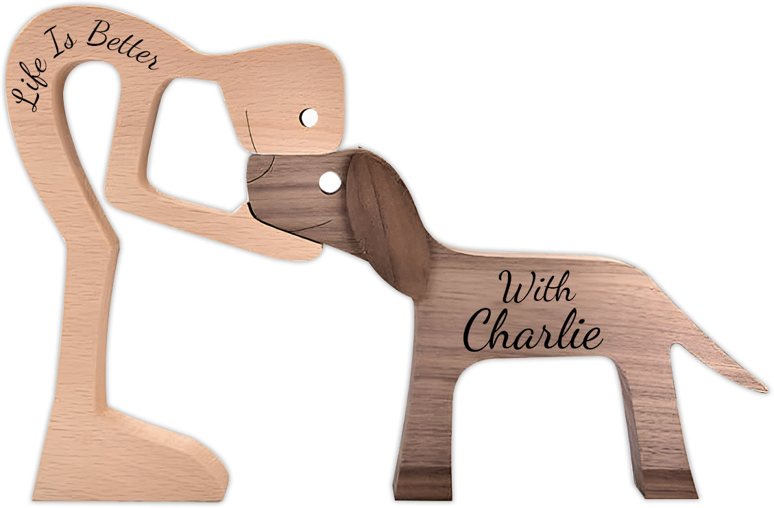 Tu me manques toujours - Figurines décoratives personnalisées pour chiens