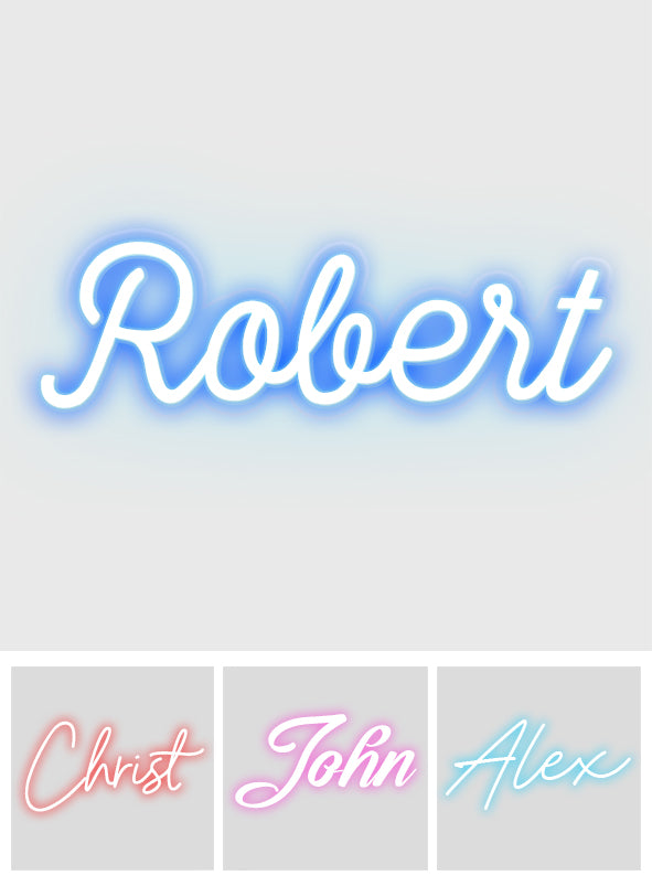 Texte personnalisé - Enseigne lumineuse personnalisée pour papa