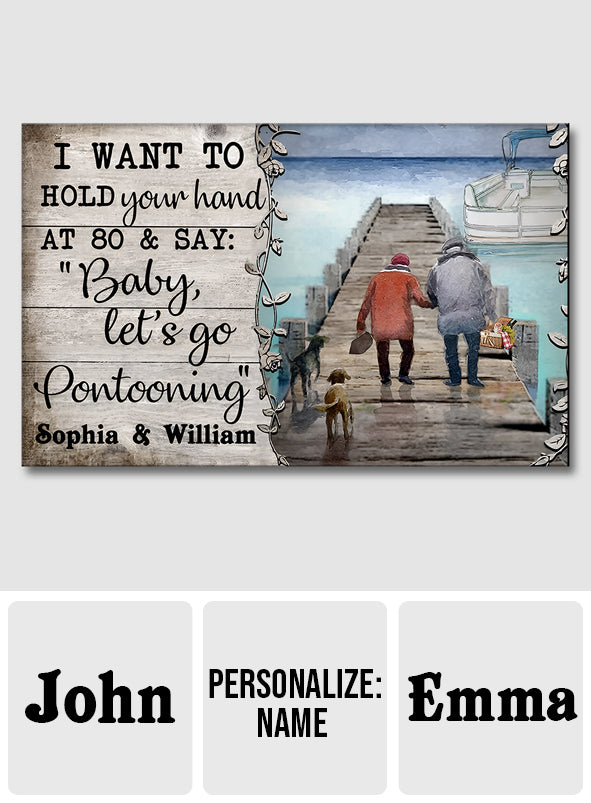 Allons faire du ponton ! - Toile et affiche personnalisées pour ponton