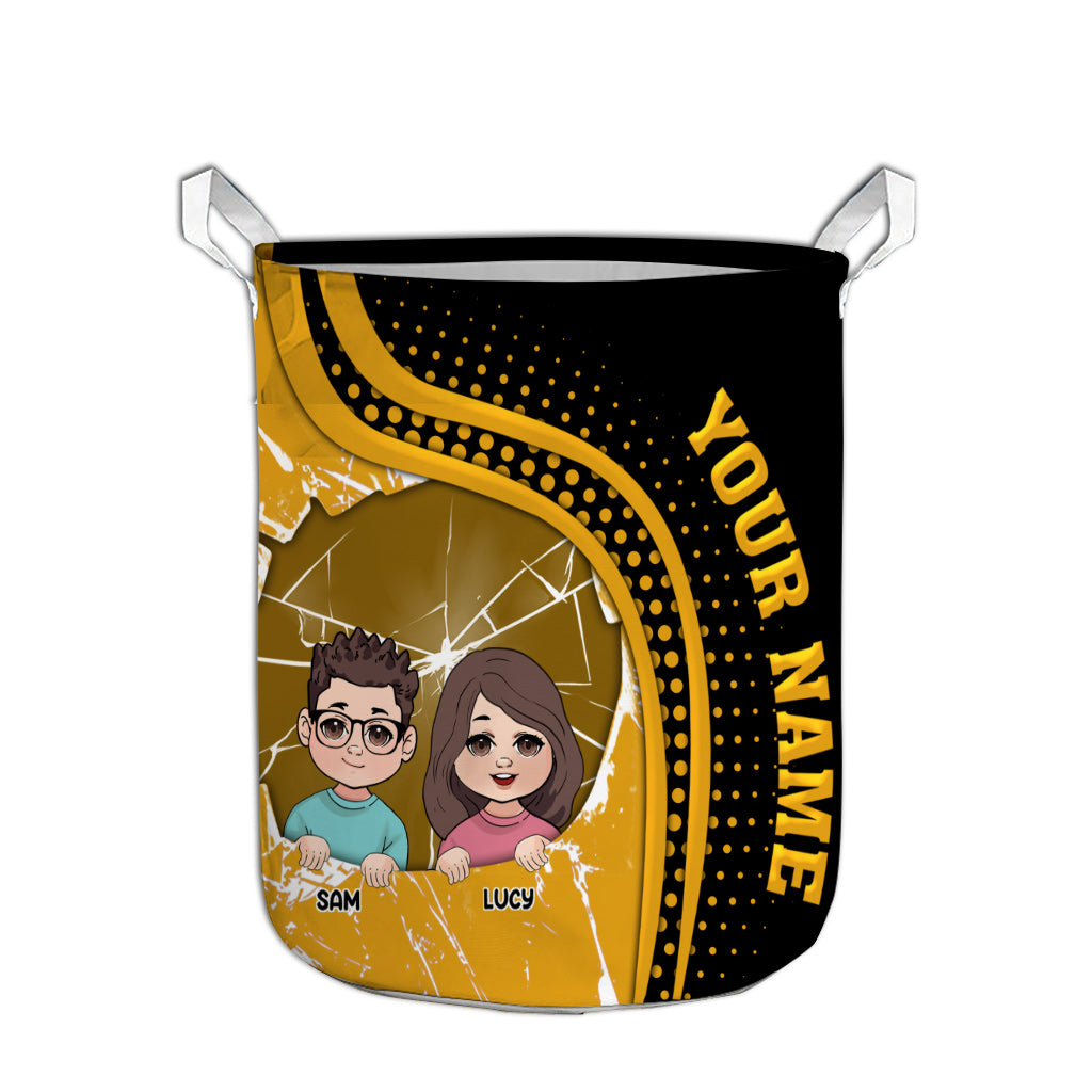 Meilleur papa du monde - Panier de rangement personnalisé pour papa