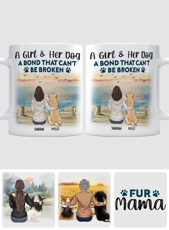 Un lien indéfectible - Mug personnalisé pour chien