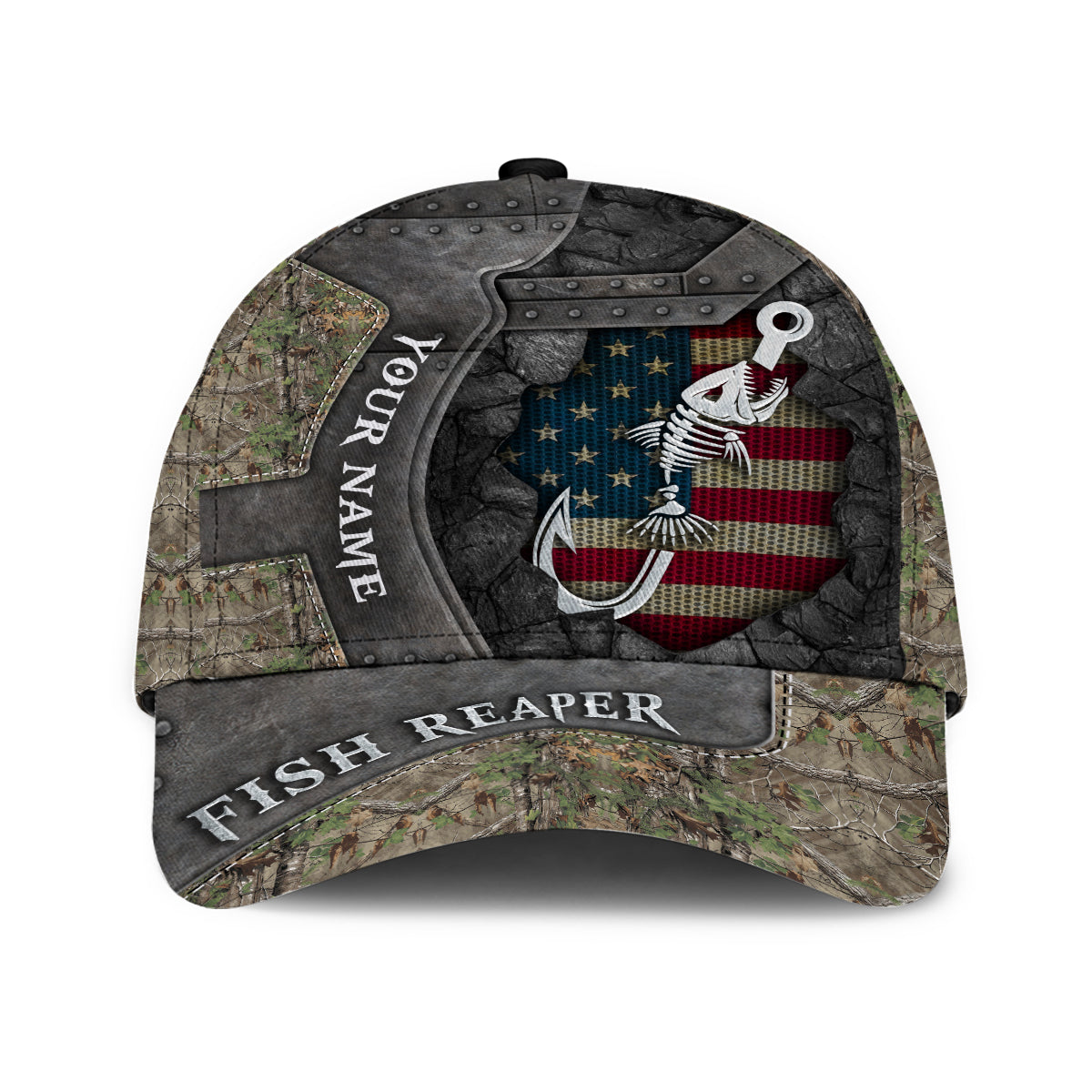 Fish Reaper - Casquette de pêche classique personnalisée