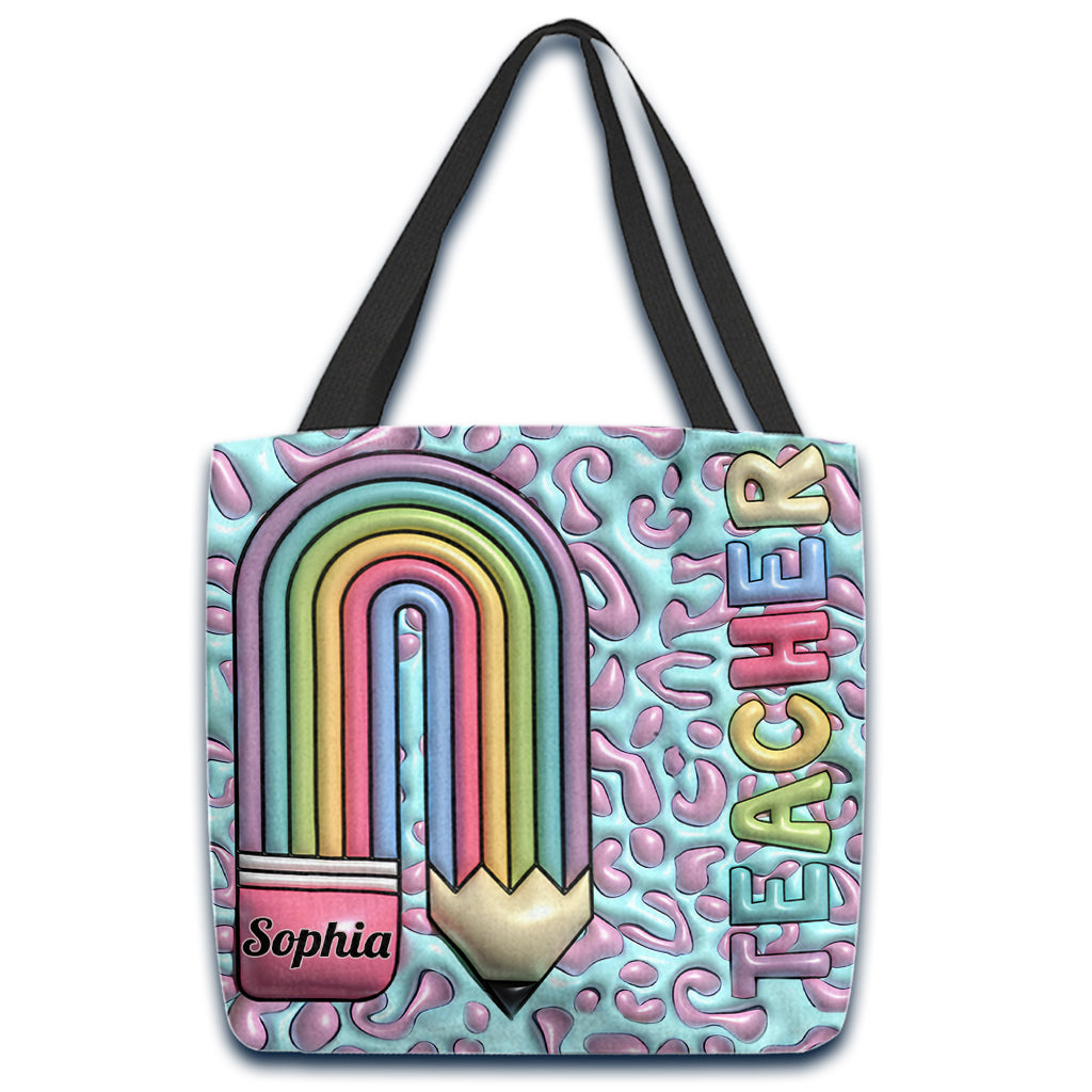 Vie d'enseignant - Sac fourre-tout personnalisé pour enseignants