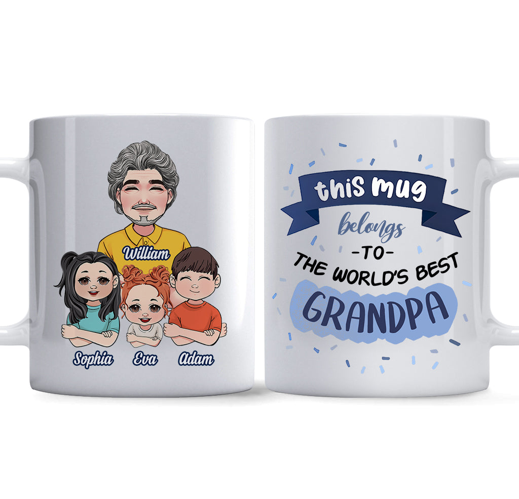 Meilleur grand-père du monde - Mug personnalisé pour grand-père