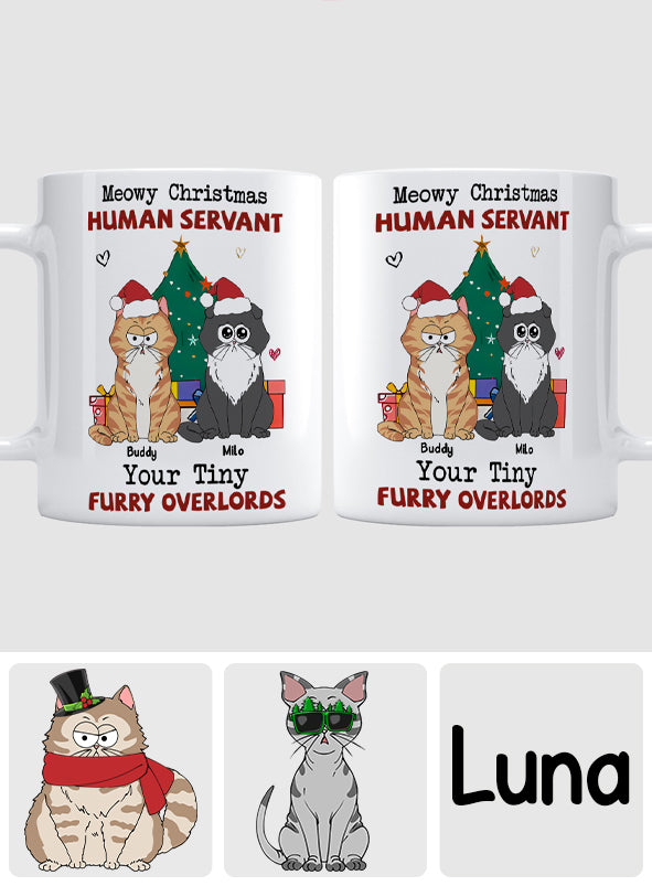 Meowy Christmas - Personalized Cat Mug