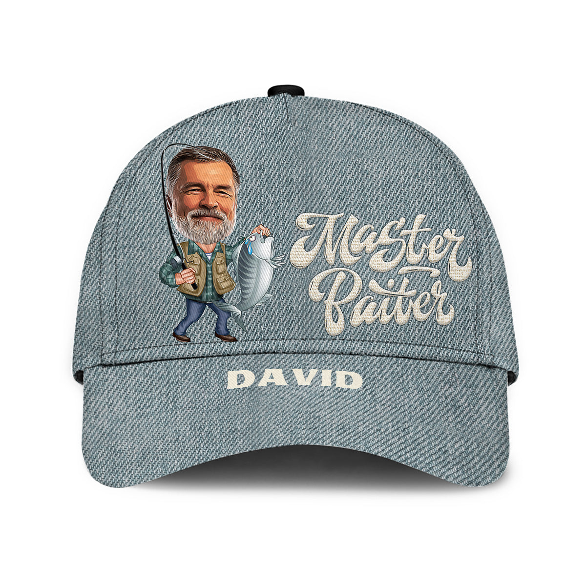 Casquette de pêche classique personnalisée Master Baiter