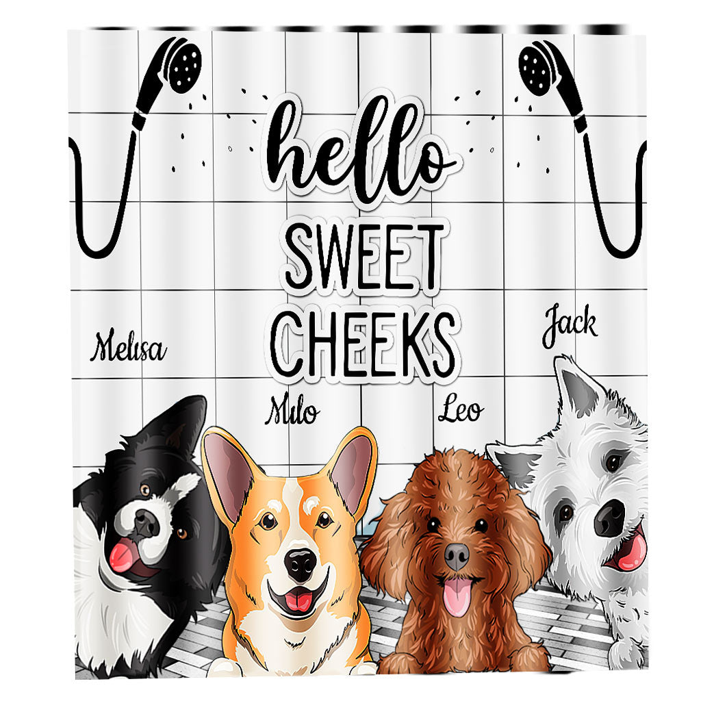 J'ai vu ça - Rideau de douche personnalisé pour chien