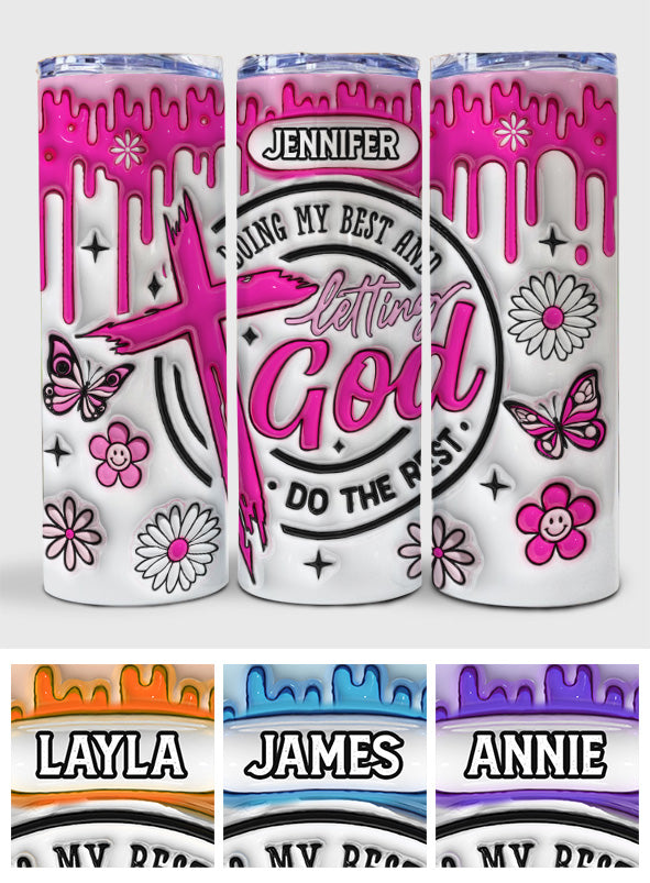 Je fais de mon mieux - Gobelet isotherme chrétien personnalisé