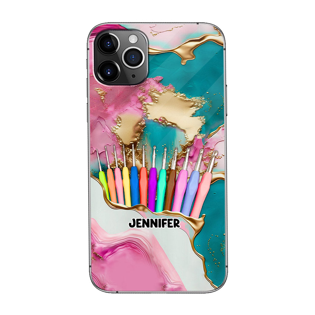 Love Crocheting - Personalized Crocheting Phone Case