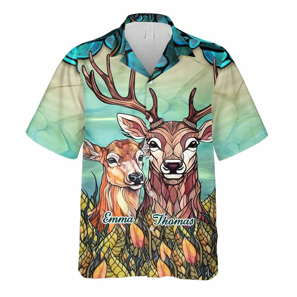 Toi et moi, on gère ! - Chemise hawaïenne de chasse personnalisée